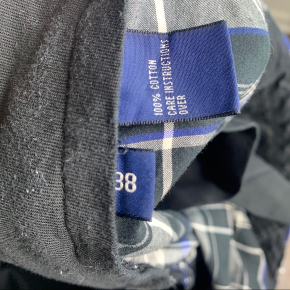 Polo Golf Multicolor Blue Plaid Above Knee Shorts - Picture 6 of 7